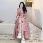 KISS女裝 大尺碼女裝秋季裙子女2022新款高級感溫柔氣質設計感甜美風洋裝潮