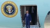 Biden arrives in Normandy for D-Day anniversary