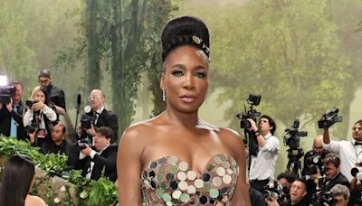 Venus Williams Wore a Broken Mirrored Dress to the 2024 Met Gala—But She's Not Superstitious About It - E! Online