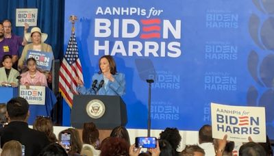VP Kamala Harris makes 6th trip to Nevada on Las Vegas Strip; says Biden is ‘a fighter’