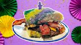 Get In The Mardi Gras Spirit And Build Burgers Between Slices Of King Cake