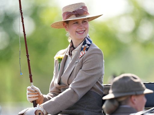 Lady Louise Windsor, primer acto público del año con emotivo gesto hacia su madre