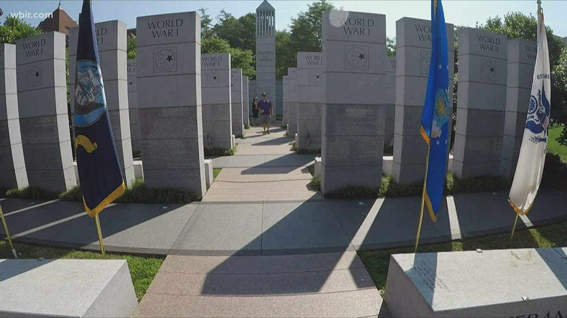 Dozens gather for annual 'Reading of the Names' in downtown Knoxville on Memorial Day