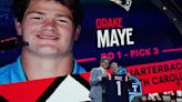 Patriots select quarterback Drake Maye with No. 3 pick in NFL draft