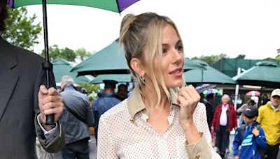 Sienna Miller's Wimbledon Look Was Uncharacteristically Traditional