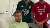 New image of Barnabas Varga emerges as Hungary boss visits star in hospital