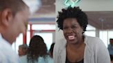 Leslie Jones Makes “Good Burger 2” Costars Kenan Thompson and Kel Mitchell Crack Up in Blooper Video (Exclusive)