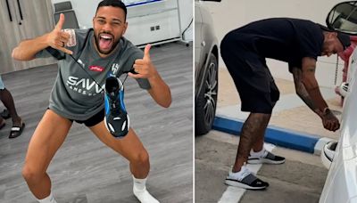 La excesiva venganza de Neymar a un compañero tras una cargada: la broma pesada con las ruedas de su vehículo