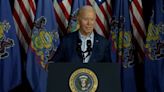 Biden’s dig at Trump Media stock plummet draws laughs from crowd | CNN Politics