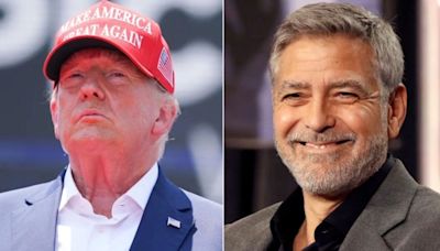 Trump roasts Biden with clip from Clooney movie after actor calls for president to drop out of race