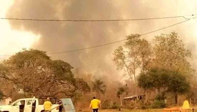 Continúan pidiendo apoyo para sofocar los incendios en Roboré - El Diario - Bolivia