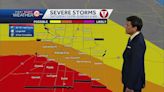 All types of severe weather possible with storms rolling through overnight