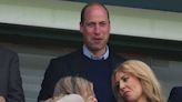 William pictured cheering in stands before Aston Villa's brutal 4-2 defeat