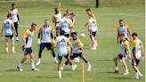 Primer entrenamiento del Real Madrid en EEUU