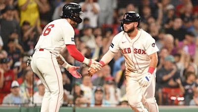 Red Sox score seven runs off Logan Gilbert in 14-7 romp over Seattle Mariners