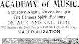 Hagerstonians gathered at the Baldwin for a séance in 1899. Would the spirits move them?