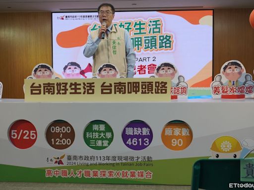 台南第2場大型就業博覽會南台科大登場 逾4千個工作機會歡迎求職