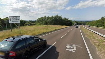 Man, 57, hospitalised and charged after crash blocks A90 at Forfar for 'several hours'