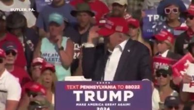 Las impactantes imágenes del momento en el que Donald Trump es disparado en un mitin en Pensilvania