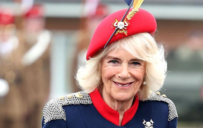 Queen Camilla Honors Queen Elizabeth With Skull and Crossbones Brooch