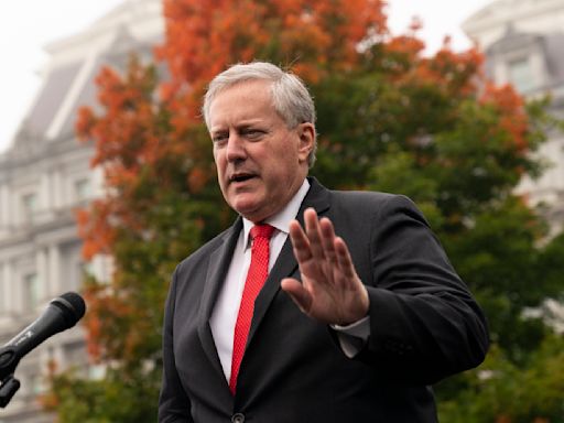 Ex-Trump chief of staff Mark Meadows pleads not guilty in Arizona’s fake elector case