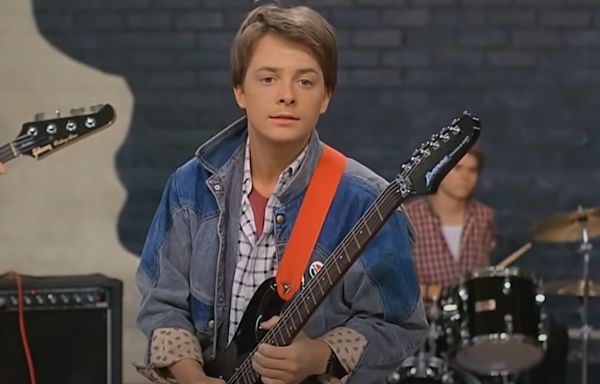 This footage confirms Michael J Fox had serious guitar chops on the set of Back To The Future