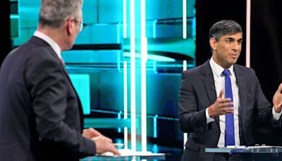 Rishi Sunak and Keir Starmer clash over tax and health in first U.K. election debate