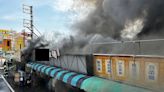 南投縣埔里鎮中正路火災 延燒5家店面幸無人傷亡