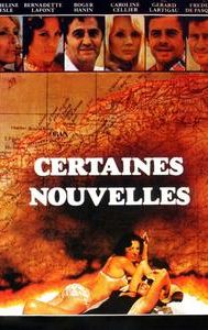 Certaines nouvelles