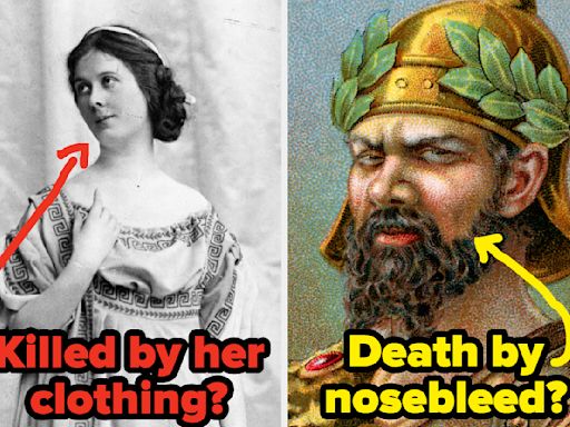 From Laughing At A Donkey To Drowning In A Toilet — 11 Extremely Bizarre Ways Historical Figures Died