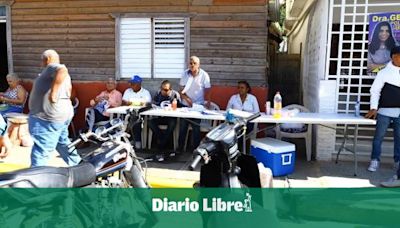 Abinader: "Las primeras carpas las montó aquí el PLD en campaña"