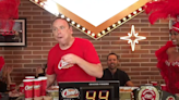 Competitive Eater Joey Chestnut Sets Record by Eating 44 Cane's Chicken Fingers in 5 Minutes