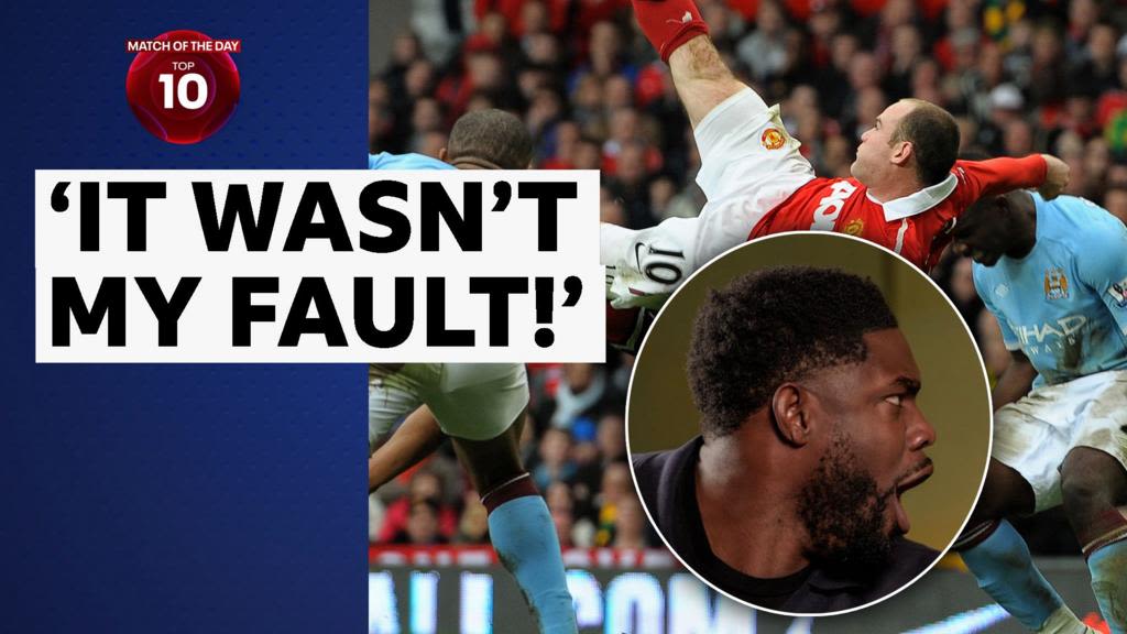 Match of the Day Top 10: Micah Richards on Rooney's overhead kick