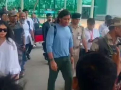 MS Dhoni lands in hometown Ranchi day after CSK's crushing exit as speculations over MSD's IPL future hits peak