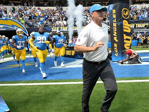 Jim Harbaugh's strong message to Chargers ahead of Steelers matchup