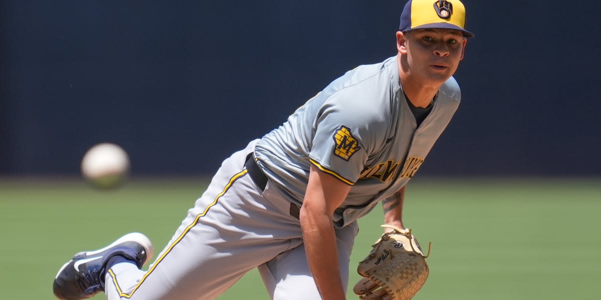 Tobias Myers wins his fourth straight as the Brewers beat the Padres 6-2 to avoid a 4-game sweep