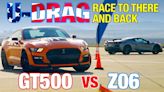 Mustang Shelby GT500 Takes on Corvette Z06