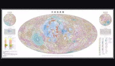 China presenta el primer atlas geológico de la Luna de alta definición