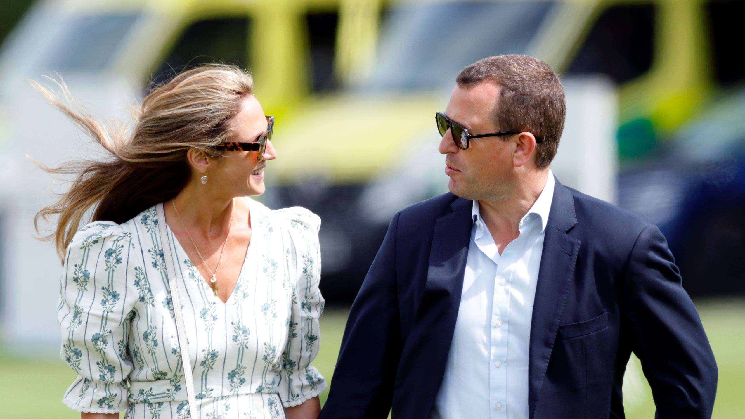 Peter Phillips and His New Girlfriend Harriet Sperling Attend Polo Match Together