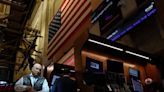 Indexes slip with tech-related shares; consumer sentiment drops