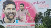 El imponente mural de Lionel Messi en Miami, desde las cámaras de AIRE