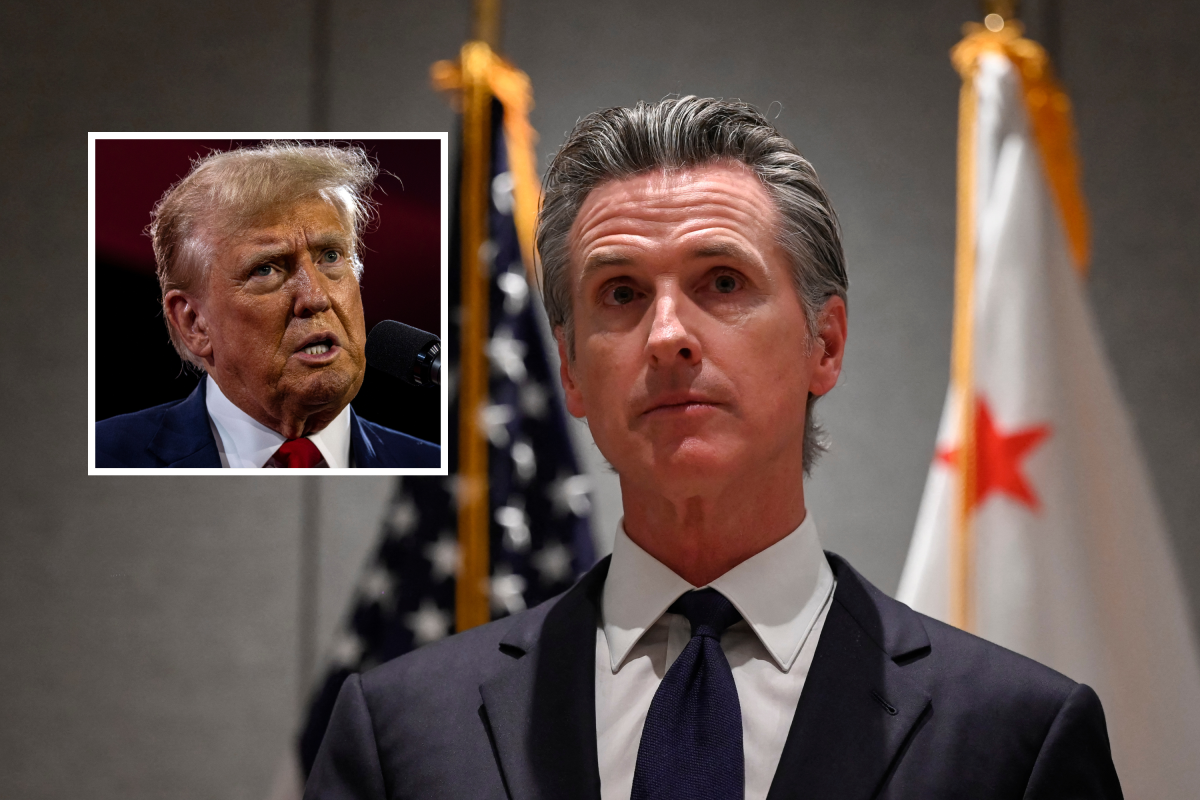 Gavin Newsom strikes back at Trump for "disgraceful" debate rumor