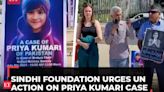 Sindhi Foundation protests at UN, demands justice for Priya Kumari, missing Hindu girl from Pakistan