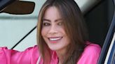 Sofia Vergara turns heads in pink colour-block dress in Beverly Hills