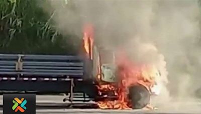 Video: Otro vehículo pesado se quema frente a gasolinera en menos de 24 horas | Teletica