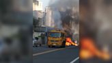 嘉義市垃圾車突起火 疑未分類危險物品釀災