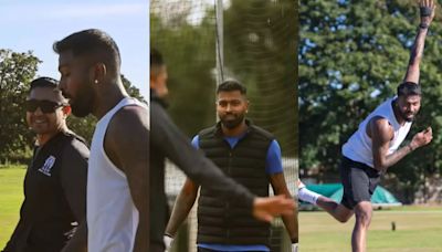 Preparing for Test Comeback? Hardik Pandya Trains With Red Ball Under Gujarat Titans' Assistant Coach: WATCH