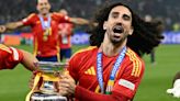 Cucurella shows off shock new look following Spain's Euro 2024 triumph