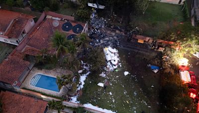 Plane carrying 61 people crashes in Brazil