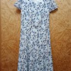 全新 【唯美良品】艾莉詩IRIS GIRLS  藍色花系都會洋裝 ~ W908-6771 L.